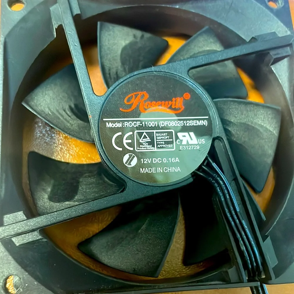 A fan for a pc it’s small but gets the job done